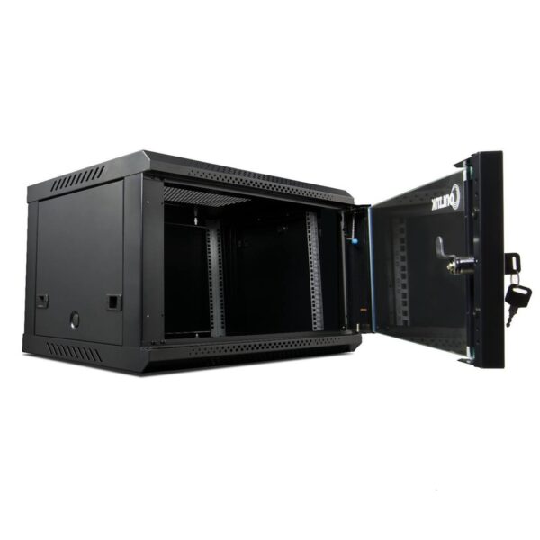 [WM6406] Onlink - Rack de Pared Cerrado Fijo 6U 600x 450x368mm con Puerta de Vidrio