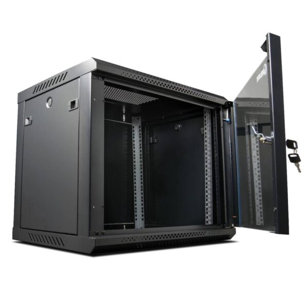 [WM6409] Onlink - Rack de Pared Cerrado Fijo 9U 600x450x501mm con Puerta de Vidrio