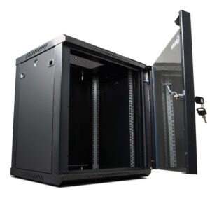 [WM6412] Onlink - Rack de Pared Cerrado Fijo 12U 600x450x635mm con Puerta de Vidrio