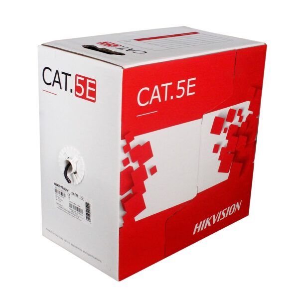 [DS-1LN5EO-UU/E] Hikvision - Cable UTP Categoria 5E 100% Cobre Exterior Negro [Caja 305 Metros] - Image 2