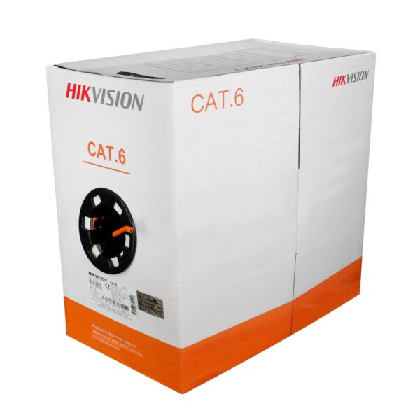[DS-1LN6-UU] Hikvision - Cable UTP Categoria 6 100% Cobre Interior Naranja [Caja 305 Metros] - Image 2