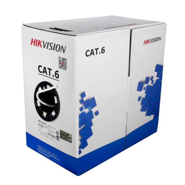 [DS-1LN6-UE-W] Hikvision - Cable UTP Categoria 6 100% Cobre Interior Blanco [Caja 305 Metros] - Image 2